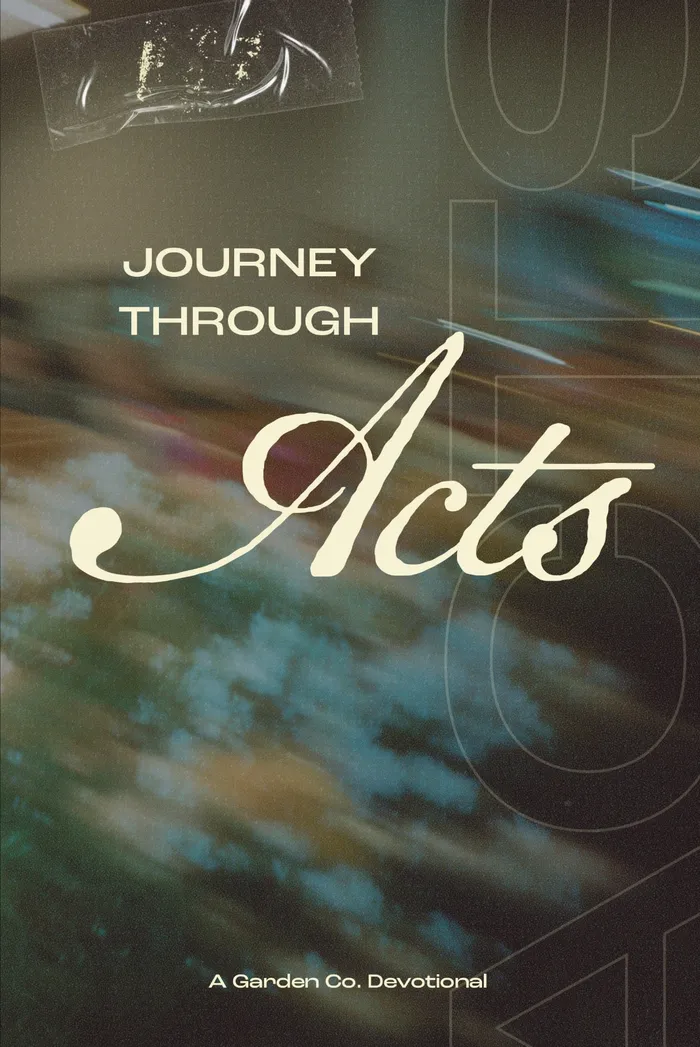 Journey Through Acts: A Garden Co. Devotional, book cover