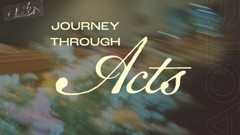 Journey Through Acts, a sermon series at The Garden Co.